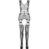 Passion - Bodystocking Eco Collection Eco Bs009 Noir